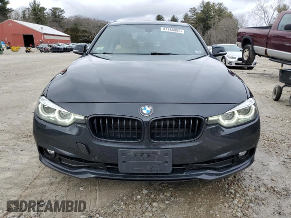 2018 BMW 3 Series with VIN WBA8F1C55JK898449, listed as a Copart auction lot 47786005 with 90,981 mi miles and Salvage title. Bid and sale history available at DreamBid. Image 5.