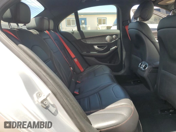 2016 Mercedes-Benz C 450 AMG with VIN 55SWF6EB7GU132835, listed as a Copart auction lot 54078565 with 25,803 mi miles and Clean title. Bid and sale history available at DreamBid. Image 10.