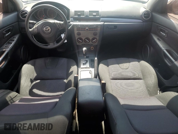 2008 Mazda 3 s GT *Ltd Avail* with VIN JM1BK344781793370, listed as a Copart auction lot 55165455 with 144,623 mi miles and Salvage Title. Bid and sale history available at carsss.com. Image 8.