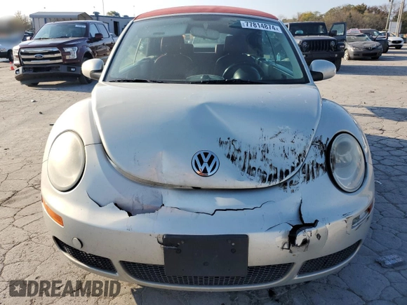 2009 Volkswagen Beetle Blush with VIN 3VWSG31Y49M411919, listed as a Copart auction lot 77814874 with 131,399 mi miles and Salvage title. Bid and sale history available at DreamBid. Image 5.
