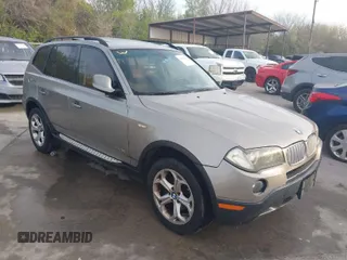 2010 BMW X3 xDrive30i with VIN WBXPC9C47AWJ37320, listed as a IAAI auction lot 41871238 with 215,704 mi miles. Bid and sale history available at carsss.com. Image 1.