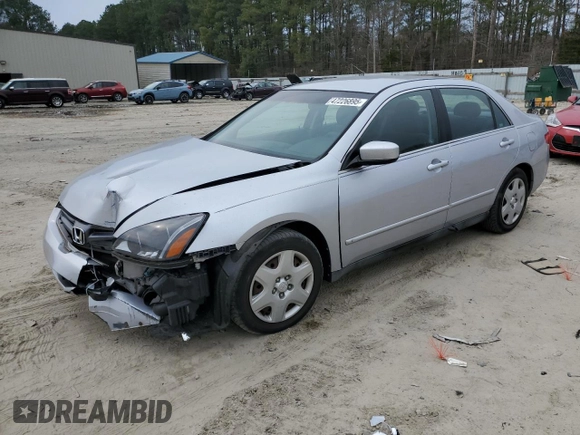 2005 Honda Accord LX with VIN 1HGCM66325A003345, listed as a Copart auction lot 47226895 with 137,276 mi miles and Salvage title. Bid and sale history available at DreamBid. Image 1.