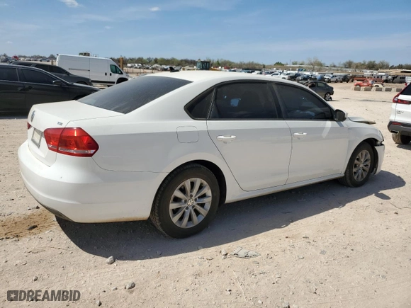 2014 Volkswagen Passat Wolfsburg Ed with VIN 1VWAT7A37EC075133, listed as a Copart auction lot 50985595 with 117,838 mi miles and Salvage Title. Bid and sale history available at carsss.com. Image 3.