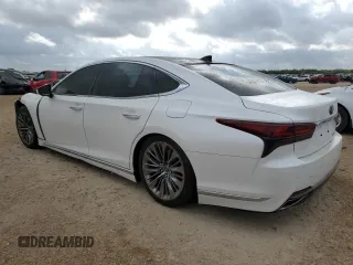 2023 Lexus LS with VIN JTHD51FF3P5018878, listed as a Copart auction lot 78452394 with 7,466 mi miles and Salvage Title. Bid and sale history available at carsss.com. Image 2.