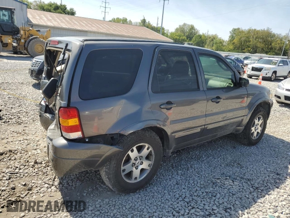 2005 Ford Escape Limited with VIN 1FMYU94175KB94533, listed as a Copart auction lot 71092124 with 156,992 mi miles and Salvage Title. Bid and sale history available at carsss.com. Image 3.