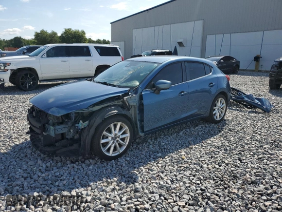 2017 Mazda 3 Touring z VIN JM1BN1L7XH1102372, wystawiony jako Copart lot #61180195 z przebiegiem 57 606 mil mil oraz Szkoda całkowita • Salvage title. Historia ofert i sprzedaży dostępna na DreamBid. Obrazek 1.