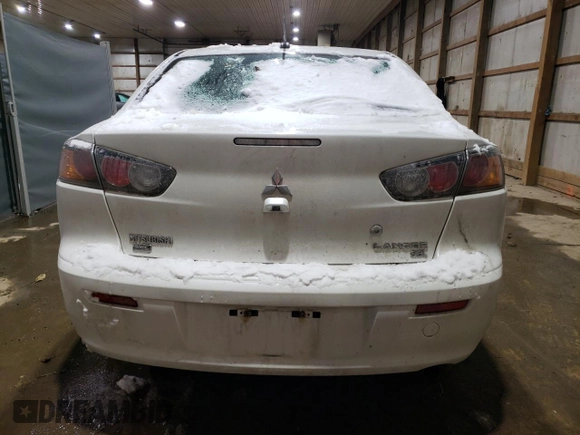 2017 Mitsubishi Lancer ES with VIN JA32V2FWXHU000849, listed as a Copart auction lot 41998385 with 124,069 mi miles and Salvage Title. Bid and sale history available at carsss.com. Image 6.