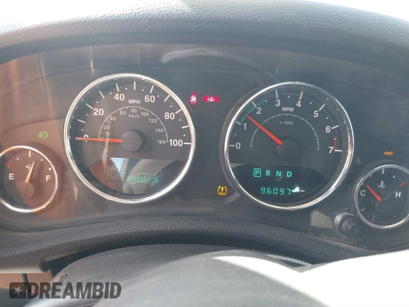 2017 Jeep Wrangler Unlimited Sahara with VIN 1C4BJWEG2HL552382, listed as a IAAI auction lot 41631092 with 96,097 mi miles and . Bid and sale history available at DreamBid. Image 7.
