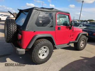 2006 Jeep Wrangler Sport with VIN 1J4FA49S06P718273, listed as a Copart auction lot 74676564 with 0 mi miles and Salvage Title. Bid and sale history available at carsss.com. Image 3.