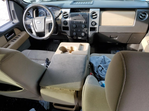 2012 Ford F-150 XL with VIN 1FTFW1ET3CFC00843, listed as a Copart auction lot 47220675 with 163,294 mi miles and Salvage Title. Bid and sale history available at carsss.com. Image 8.