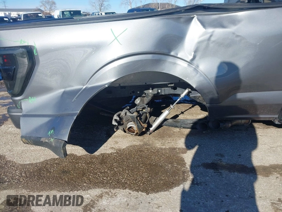 2022 Ford F-150 XL with VIN 1FTMF1E58NKE13712, listed as a IAAI auction lot 41360118 with 26,097 mi miles and . Bid and sale history available at DreamBid. Image 6.