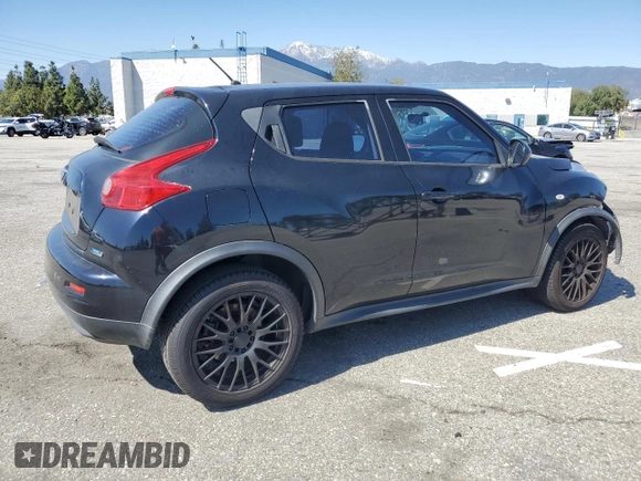2014 Nissan Juke S with VIN JN8AF5MR9ET355316, listed as a Copart auction lot 49476035 with 143,806 mi miles and Salvage Title. Bid and sale history available at DreamBid. Image 3.