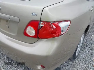 2009 Toyota Corolla with VIN 2T1BU40EX9C041643, listed as a IAAI auction lot 42158455 with 194,336 mi miles. Bid and sale history available at carsss.com. Image 6.