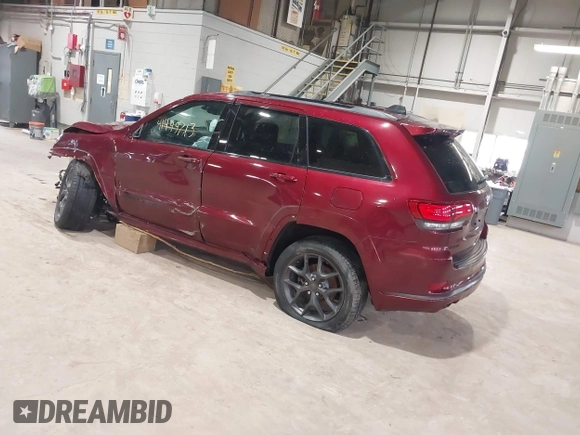 2019 Jeep Grand Cherokee Limited X with VIN 1C4RJFBG9KC563485, listed as a IAAI auction lot 41499713 with 90,405 mi miles and . Bid and sale history available at DreamBid. Image 3.