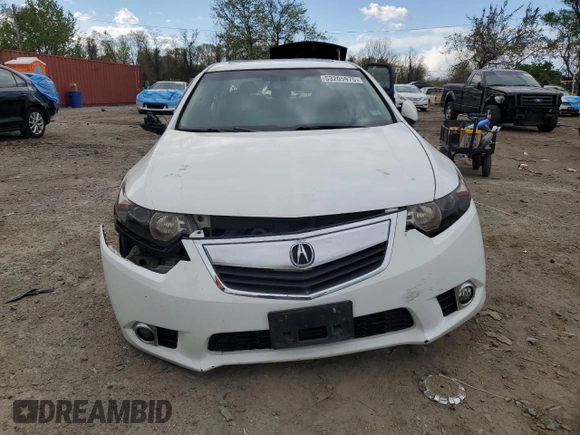 2012 Acura TSX Tech Pkg with VIN JH4CU2F61CC028996, listed as a Copart auction lot 53205975 with 161,700 mi miles and Clean Title. Bid and sale history available at carsss.com. Image 5.