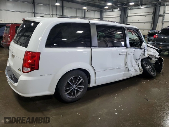 2017 Dodge Grand Caravan SXT with VIN 2C4RDGCG8HR746579, listed as a Copart auction lot 53310525 with 42,202 mi miles and Salvage Title. Bid and sale history available at DreamBid. Image 3.