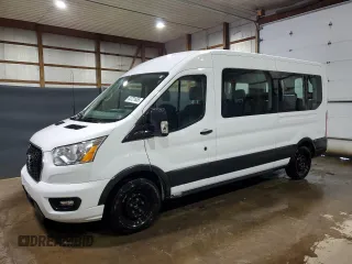 2022 Ford Transit Passenger XL with VIN 1FBAX2C85NKA73815, listed as a Copart auction lot 43721655 with 58,237 mi miles and Clean Title. Bid and sale history available at DreamBid. Image 1.