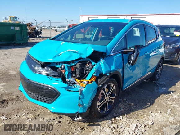 2020 Chevrolet Bolt EV Premier with VIN 1G1FZ6S0XL4121012, listed as a IAAI auction lot 41503991 with 56,957 mi miles and . Bid and sale history available at DreamBid. Image 20.