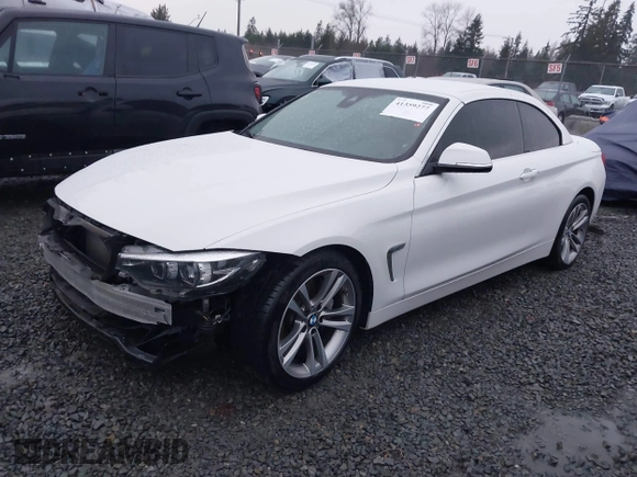 2018 BMW 4 Series 440i z VIN WBA4Z5C57JEA32735, wystawiony jako IAAI lot #41359277 z przebiegiem 35 633 mil mil oraz . Historia ofert i sprzedaży dostępna na DreamBid. Obrazek 2.