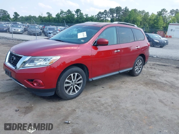2013 Nissan Pathfinder SL with VIN 5N1AR2MM4DC655555, listed as a IAAI auction lot 42493665 with 161,159 mi miles and . Bid and sale history available at DreamBid. Image 2.