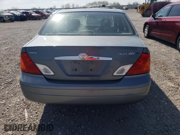 2001 Toyota Avalon XL z VIN 4T1BF28B51U184110, wystawiony jako Copart lot #52398285 z przebiegiem 127 179 mil mil oraz Szkoda całkowita • Salvage title. Historia ofert i sprzedaży dostępna na DreamBid. Obrazek 6.