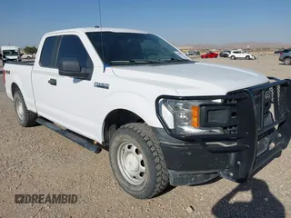 2018 Ford F-150 XL with VIN 1FTFX1E55JKC56558, listed as a IAAI auction lot 42256824 with 98,484 mi miles and . Bid and sale history available at DreamBid. Image 1.