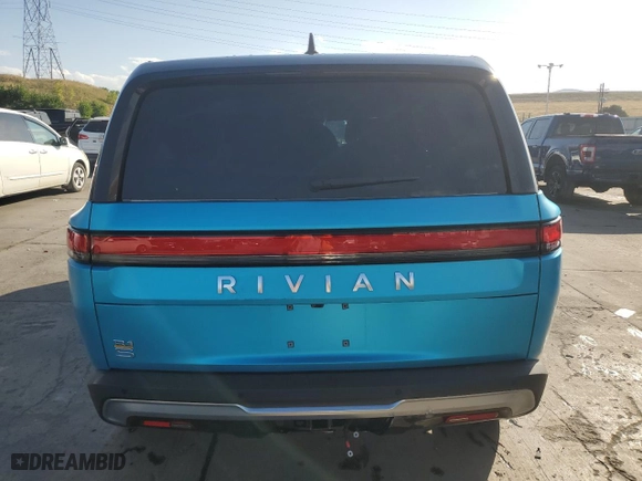2023 Rivian R1S Adventure with VIN 7PDSGABA5PN027894, listed as a Copart auction lot 71442484 with 4,456 mi miles and Salvage Title. Bid and sale history available at carsss.com. Image 6.