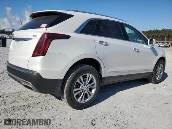 2020 Cadillac XT5 Premium Luxury FWD with VIN 1GYKNCRSXLZ165905, listed as a Copart auction lot 87835085 with 56,001 mi miles and Salvage Title. Bid and sale history available at carsss.com. Image 3.