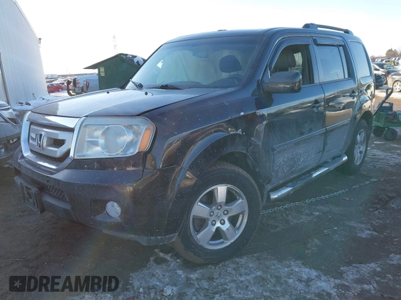 2009 Honda Pilot EX-L with VIN 5FNYF48649B026889, listed as a IAAI auction lot 41643289 with 121,511 mi miles and . Bid and sale history available at carsss.com. Image 2.