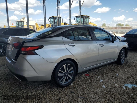 2021 Nissan Versa SV with VIN 3N1CN8EV6ML884457, listed as a Copart auction lot 52173755 with 76,714 mi miles and Clean Title. Bid and sale history available at DreamBid. Image 3.