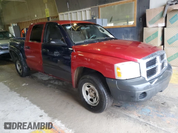 2006 Dodge Dakota ST with VIN 1D7HE28K36S592924, listed as a Copart auction lot 85108684 with Not Provided miles and Salvage Title. Bid and sale history available at carsss.com. Image 4.