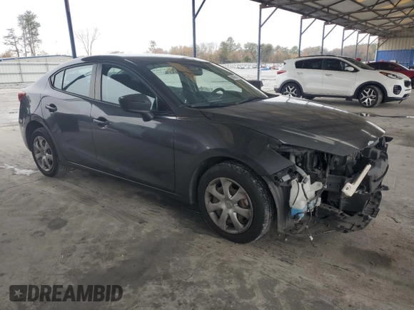 2015 Mazda 3 i SV with VIN JM1BM1T76F1272552, listed as a Copart auction lot 84096414 with 126,410 mi miles and Salvage Title. Bid and sale history available at DreamBid. Image 4.