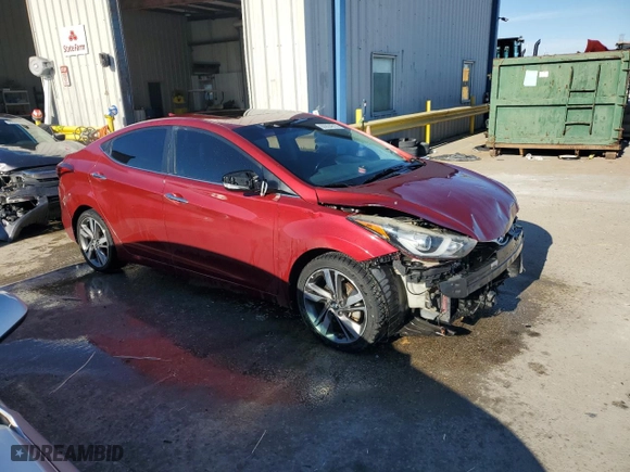 2014 Hyundai Elantra SE with VIN 5NPDH4AE4EH475169, listed as a Copart auction lot 88934815 with 144,587 mi miles and Salvage Title. Bid and sale history available at carsss.com. Image 4.