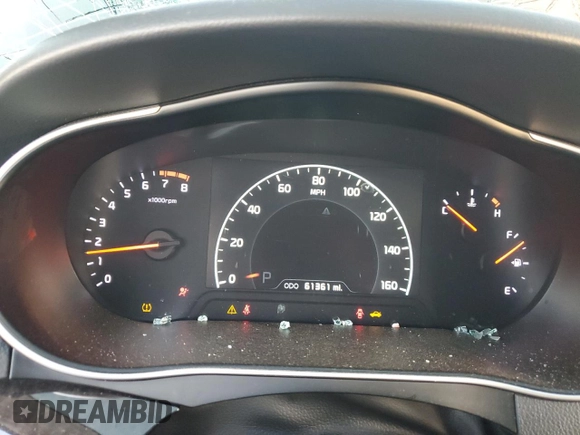 2015 Kia Cadenza Premium with VIN KNALN4D75F5193364, listed as a Copart auction lot 80138984 with 61,361 mi miles and Salvage Title. Bid and sale history available at carsss.com. Image 9.