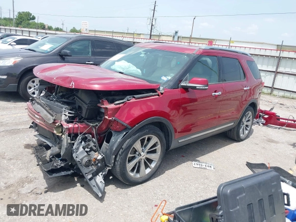 2018 Ford Explorer Limited z VIN 1FM5K7F82JGA46892, wystawiony jako IAAI lot #42619700 z przebiegiem 98 047 mil mil oraz . Historia ofert i sprzedaży dostępna na DreamBid. Obrazek 2.