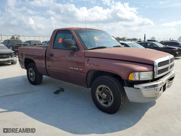 2000 Dodge Ram 1500 Work Special with VIN 1B7HC16X2YS531673, listed as a Copart auction lot 45079945 with 216,631 mi miles and Salvage Title. Bid and sale history available at carsss.com. Image 4.