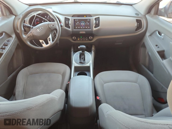 2011 Kia Sportage LX with VIN KNDPBCA22B7017760, listed as a Copart auction lot 60570025 with 118,617 mi miles and Salvage title. Bid and sale history available at DreamBid. Image 8.