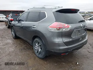 2015 Nissan Rogue SL with VIN 5N1AT2MTXFC778126, listed as a IAAI auction lot 41208510 with 194,343 mi miles. Bid and sale history available at carsss.com. Image 3.
