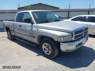 1999 Dodge Ram 1500 with VIN 1B7HC13Y1XJ558929, listed as a IAAI auction lot 41966296 with 329,771 mi miles. Bid and sale history available at carsss.com. Image 1.