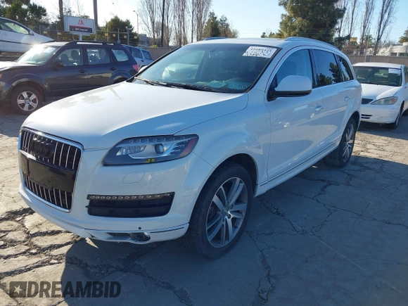 2014 Audi Q7 3.0L TDI Prestige with VIN WA1VMAFEXED008703, listed as a IAAI auction lot 41689471 with 49,658 mi miles. Bid and sale history available at carsss.com. Image 2.