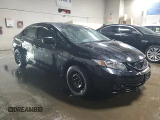 2015 Honda Civic LX with VIN 19XFB2F50FE021899, listed as a Copart auction lot 50807335 with 80,866 mi miles and Salvage Title. Bid and sale history available at DreamBid. Image 4.