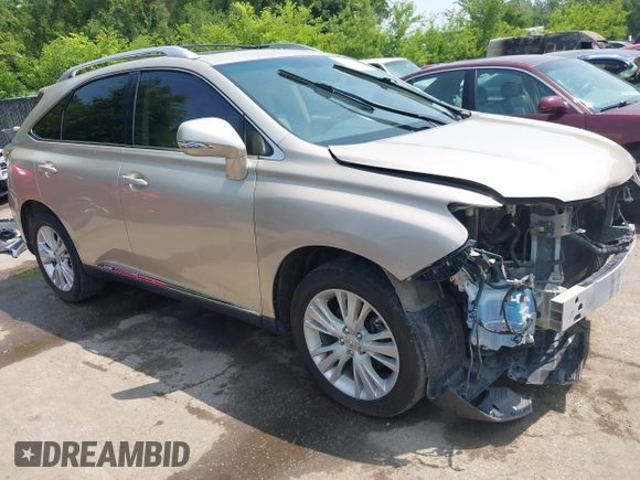 2012 Lexus RX 450h with VIN JTJBC1BA4C2430180, listed as a IAAI auction lot 42376564 with 126,101 mi miles and . Bid and sale history available at DreamBid. Image 1.