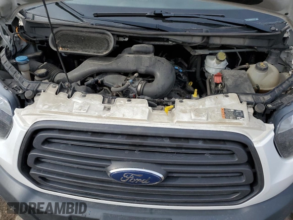 2017 Ford Transit with VIN 1FTYR1ZM0HKA75303, listed as a Copart auction lot 46233835 with 216,645 mi miles and Clean Title. Bid and sale history available at DreamBid. Image 12.