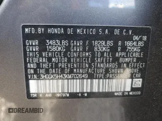 2019 Honda Fit LX with VIN 3HGGK5H43KM702649, listed as a Copart auction lot 47744285 with 44,764 mi miles and Salvage Title. Bid and sale history available at carsss.com. Image 12.