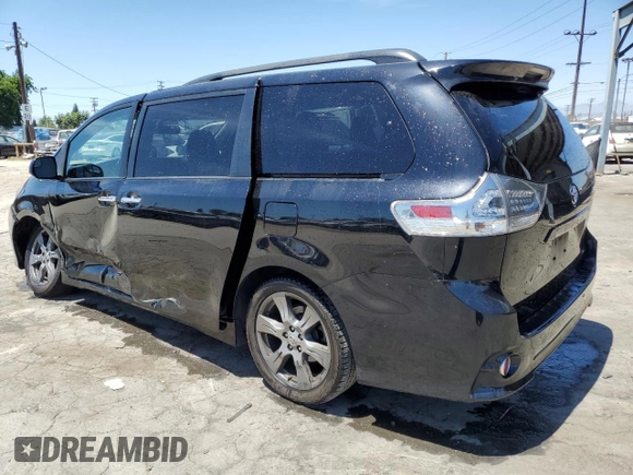 2017 Toyota Sienna SE with VIN 5TDXZ3DC5HS841623, listed as a Copart auction lot 64076295 with 181,575 mi miles and Salvage title. Bid and sale history available at DreamBid. Image 2.