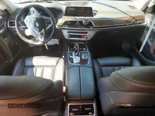 2020 BMW 7 Series 750i xDrive with VIN WBA7U2C01LGJ59354, listed as a Copart auction lot 58669874 with 0 mi miles and Salvage Title. Bid and sale history available at carsss.com. Image 8.