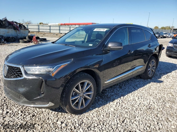 2022 Acura RDX w/Technology Package with VIN 5J8TC1H52NL007923, listed as a Copart auction lot 79934644 with 22,341 mi miles and Salvage Title. Bid and sale history available at carsss.com. Image 1.