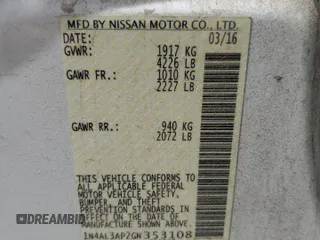 2016 Nissan Altima 2.5 S with VIN 1N4AL3AP2GN353108, listed as a Copart auction lot 52704355 with 111,327 mi miles and Salvage Title. Bid and sale history available at carsss.com. Image 15.