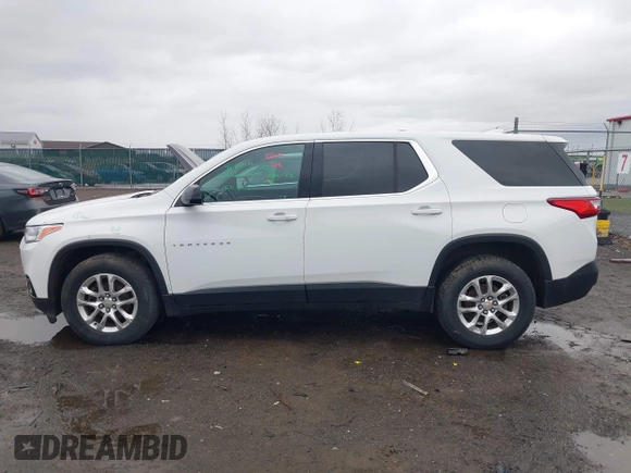 2020 Chevrolet Traverse LS with VIN 1GNEVFKW6LJ170509, listed as a IAAI auction lot 41880533 with 117,850 mi miles. Bid and sale history available at carsss.com. Image 14.