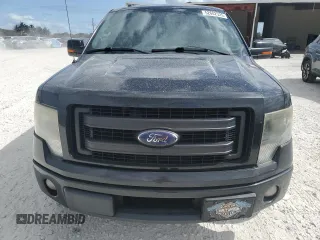 2013 Ford F-150 XL with VIN 1FTFW1CT9DFA58163, listed as a Copart auction lot 52602525 with 213,407 mi miles and Salvage Title. Bid and sale history available at carsss.com. Image 5.